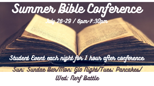 Summer Bible Conference 2015 promo