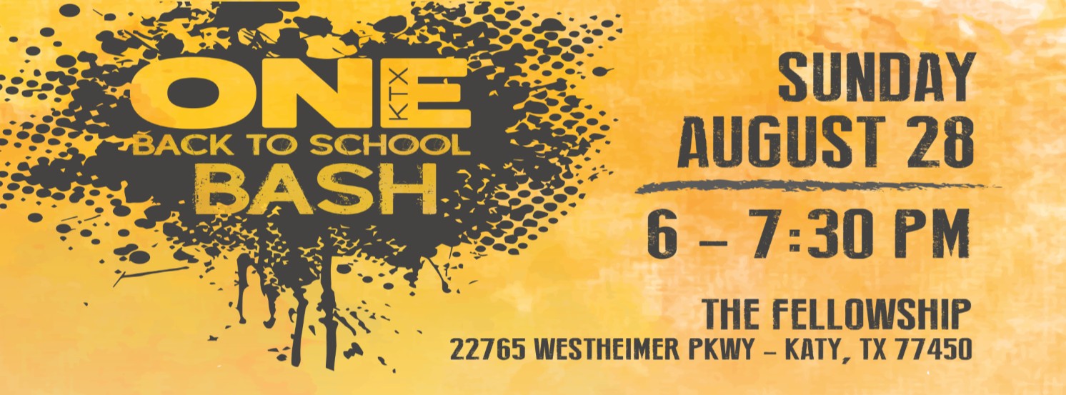 ONE KTX Back to School Bash banner